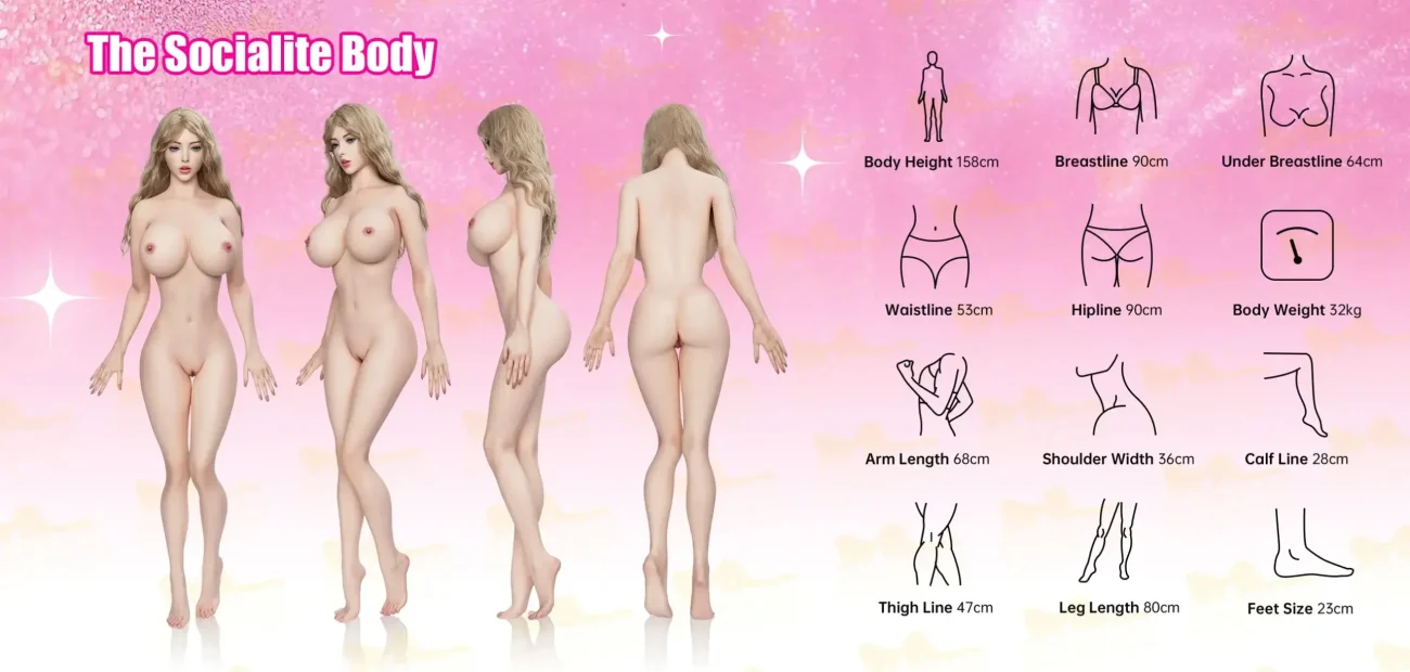 158BA Irontech Body Hilovedolls