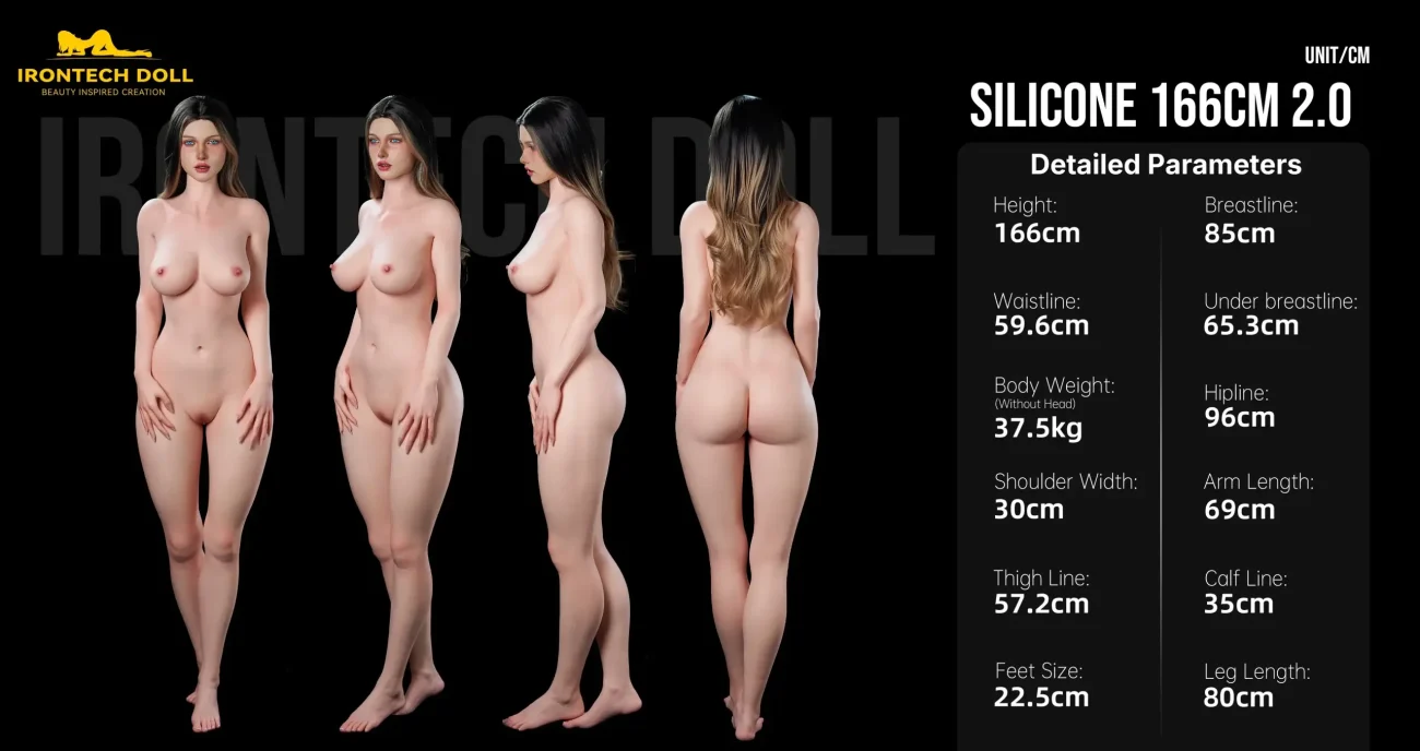166cm 2.0 Irontech Body Hilovedolls