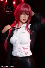 EU In Stock Funwest Cosplay Makima TPE Doll 162cm 5’4″ F-Cup Chloe (2)