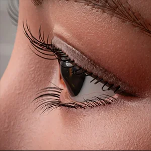 Implanted Eyebrows & Eyelashes