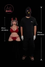 Anime Torso Sex Doll ULW 664 Meru Little Devil Design (5)