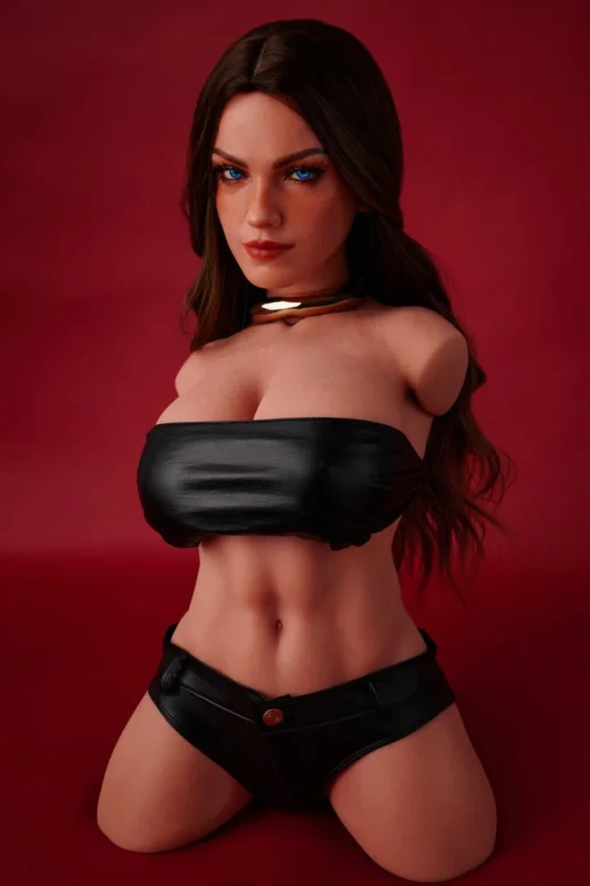 Climax Female Torso Sex Doll ULW 663 Emma Black Skin (6)