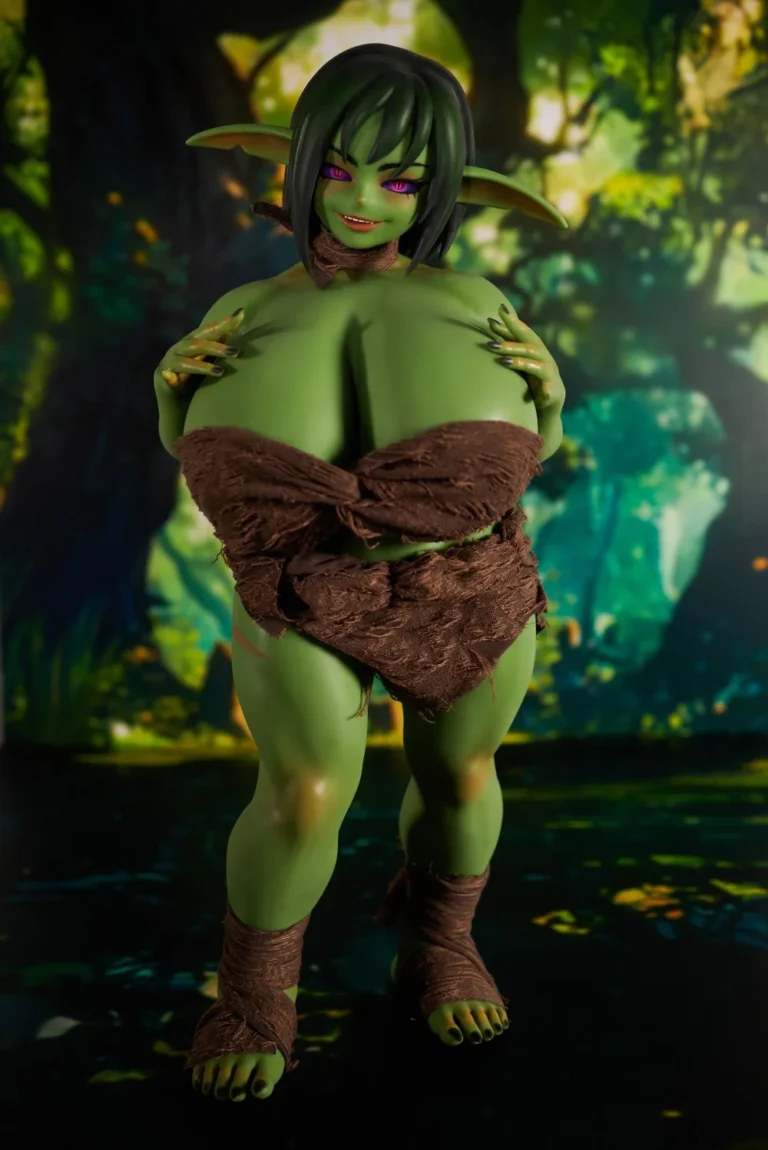 Climax Goblin Sex Doll 70cm 2’4″ N Cup Silicone BBW Style (10)