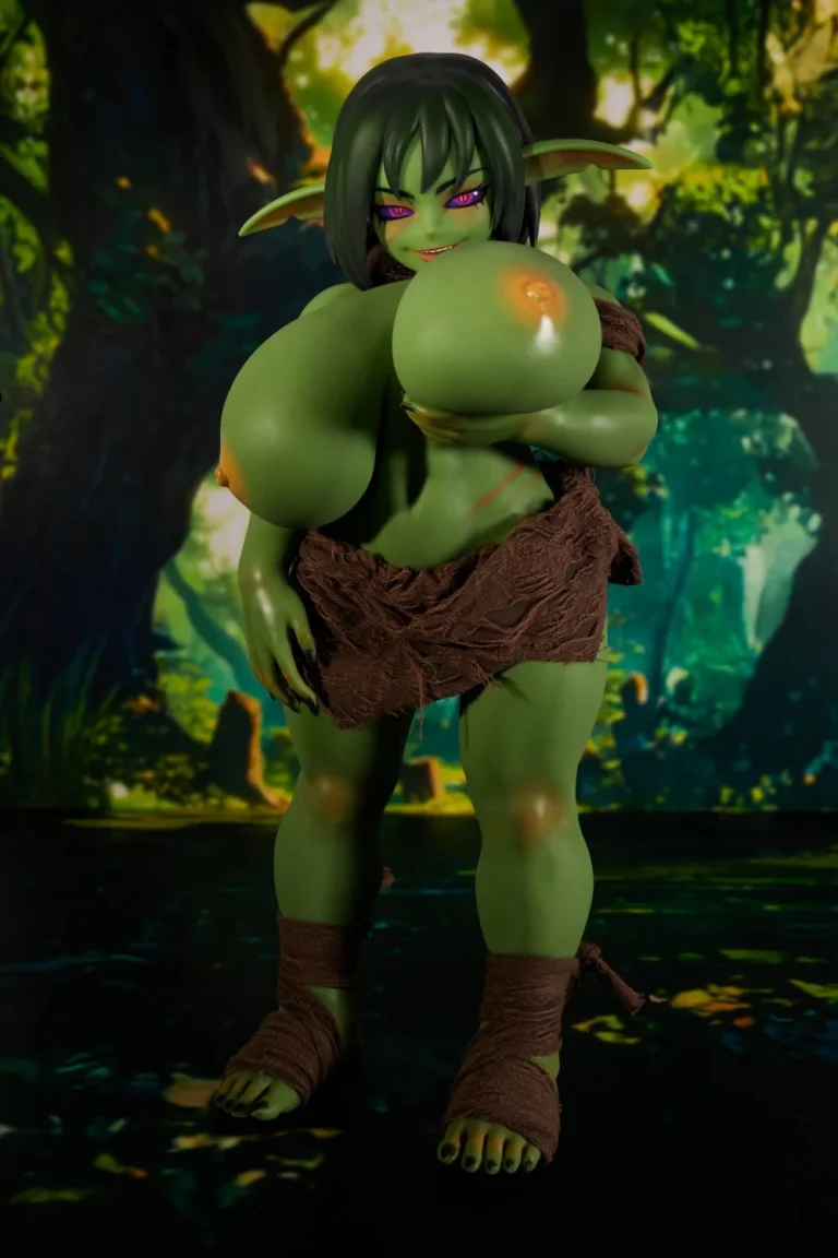 Climax Goblin Sex Doll 70cm 2’4″ N Cup Silicone BBW Style (15)