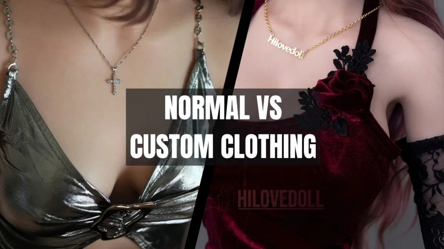 Normal vs Custom sex doll clothes
