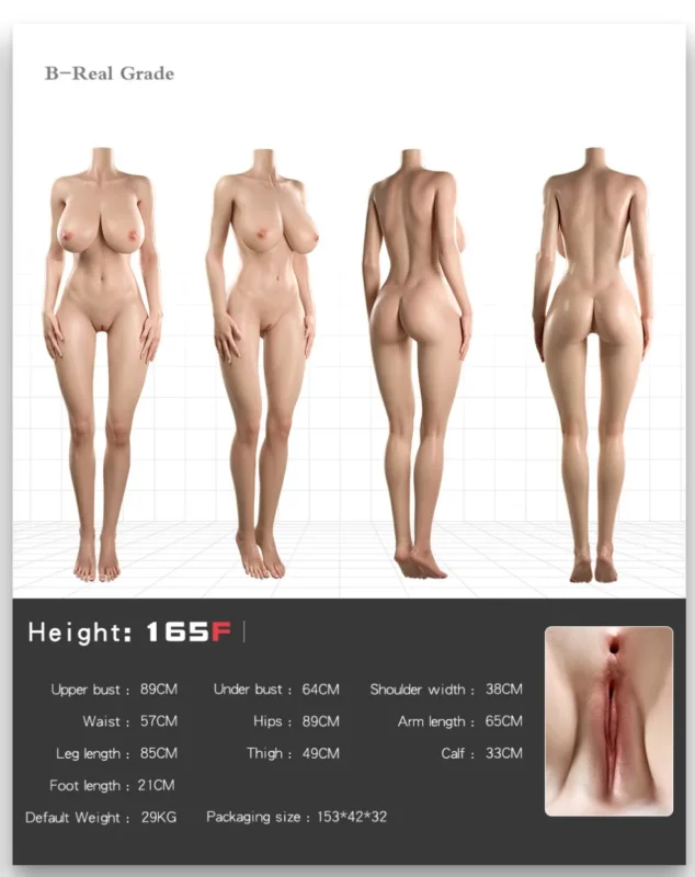 165F Doll Senior Body Size 165F Doll Senior Body Size