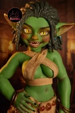 Climax Green Green Goblin Doll​ Si70cm AT 2’4″ Kaela Full Silicone Soft Body19