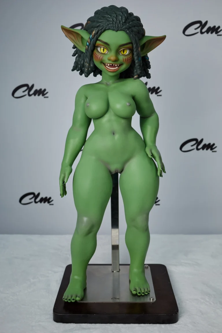 Climax Green Goblin Doll​ Si70cm AT 2’4″ Kaela(Green) Full Silicone Soft Body2