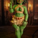 Climax Green Goblin Doll​ Si70cm AT 2’4″ Kaela(Green) Full Silicone Soft Body20