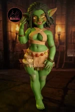 Climax Green Goblin Doll​ Si70cm AT 2’4″ Kaela(Green) Full Silicone Soft Body20