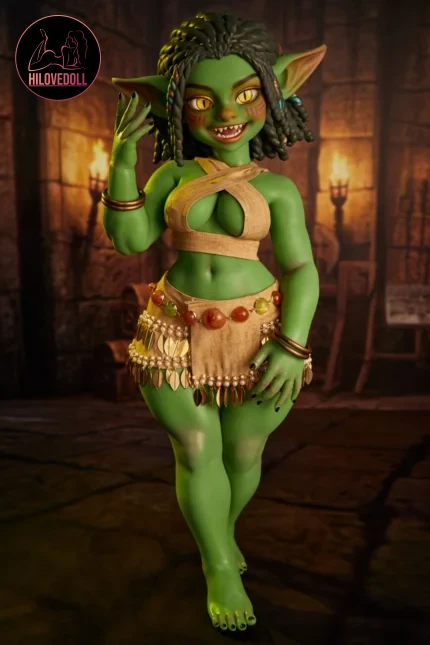 Climax Green Goblin Doll​ Si70cm AT 2’4″ Kaela(Green) Full Silicone Soft Body20