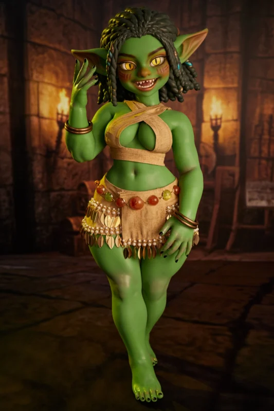 Climax Green Goblin Doll​ Si70cm AT 2’4″ Kaela(Green) Full Silicone Soft Body20