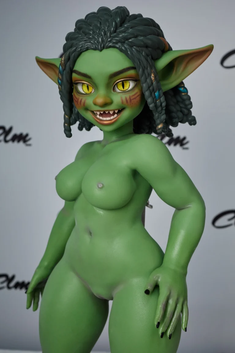 Climax Green Goblin Doll​ Si70cm AT 2’4″ Kaela(Green) Full Silicone Soft Body5