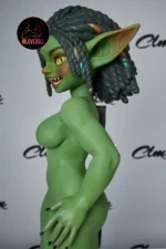 Climax Green Goblin Doll​ Si70cm AT 2’4″ Kaela(Green) Full Silicone Soft Body7