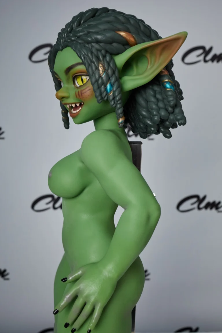 Climax Green Goblin Doll​ Si70cm AT 2’4″ Kaela(Green) Full Silicone Soft Body7