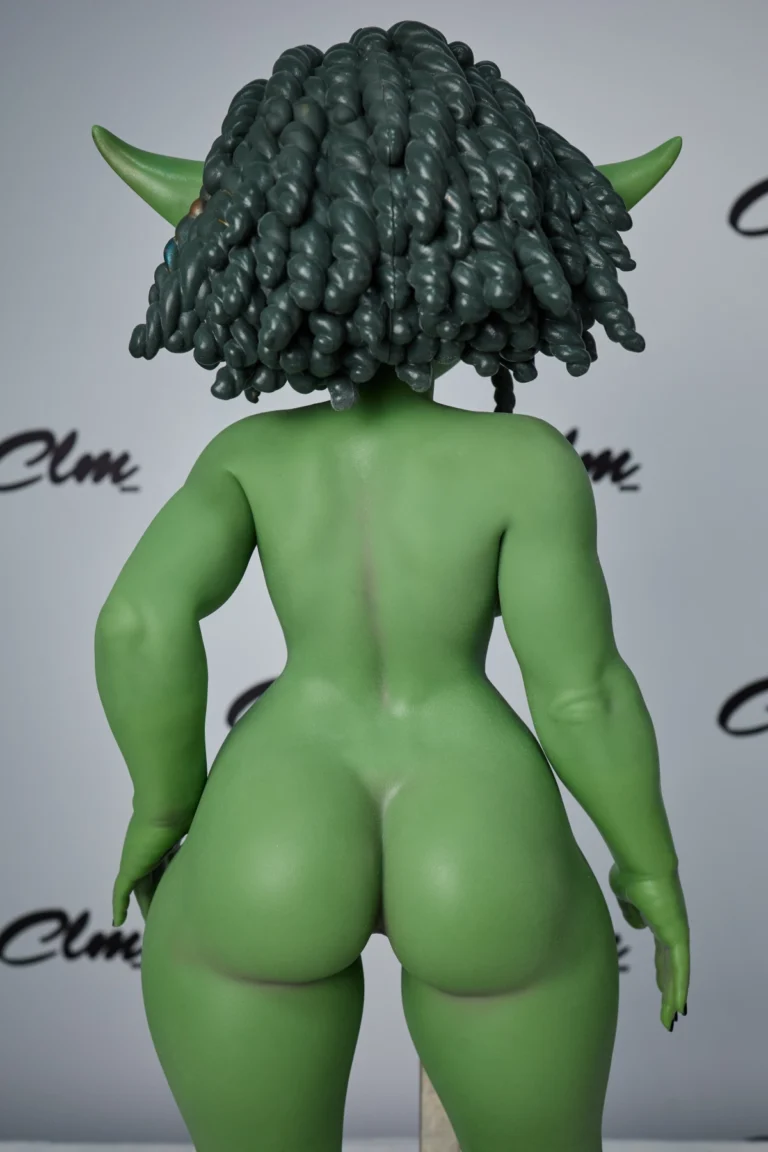 Climax Green Goblin Doll​ Si70cm AT 2’4″ Kaela(Green) Full Silicone Soft Body9