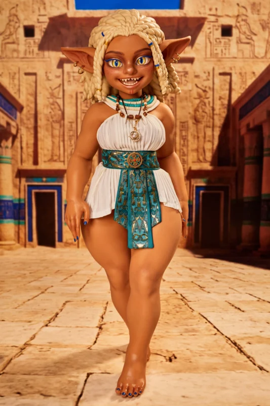 Climax Goblin Doll​ Si70cm(2’4″) AT Kaela Suntan Skin Realistic Body23