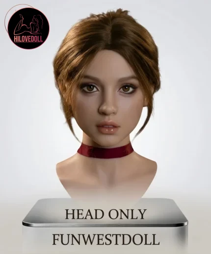Funwest silicone sex doll head