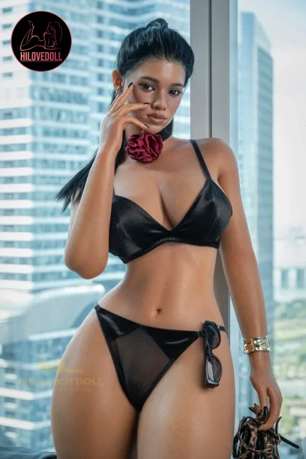 Irontech Silicone Sex Doll 164cm I Cup S55 Tyra Dark Tanned Skin (12)