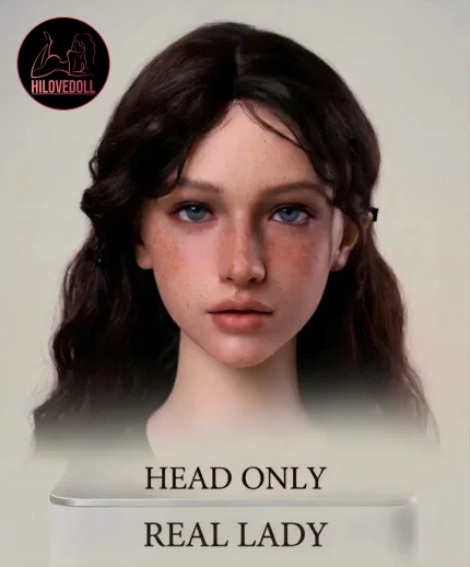 Real Lady sex doll head
