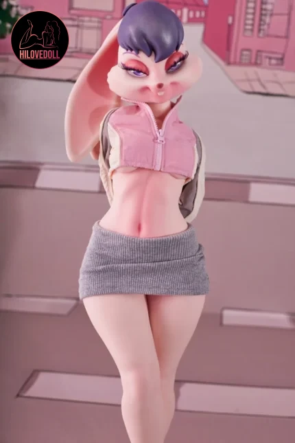 Climax Bunny Sandy Cheeks Sex Doll​ Si70cm Lori Silicone Design (17)