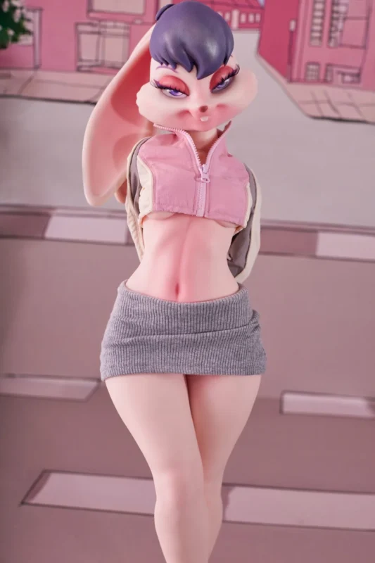 Climax Bunny Sandy Cheeks Sex Doll​ Si70cm Lori Silicone Design (17)