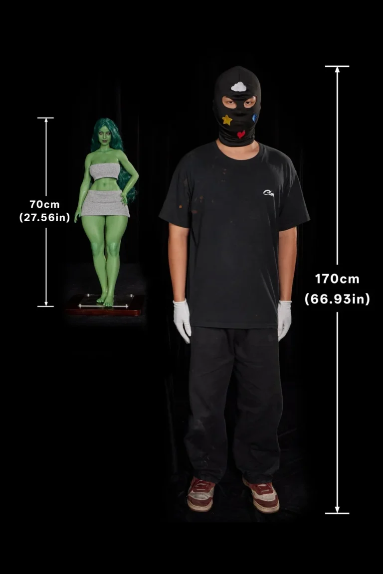 Climax She Hulk Sex Doll Figure Si70cm KA Silicone Renee (Green)　Silicone Body Size (1)