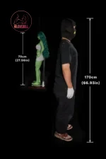 Climax She Hulk Sex Doll Figure Si70cm KA Silicone Renee (Green) Silicone Body Size (2)