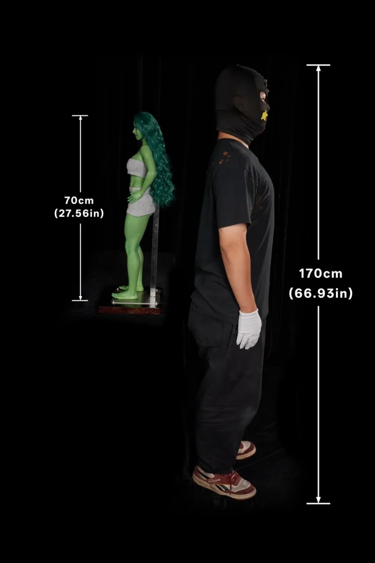 Climax She Hulk Sex Doll Figure Si70cm KA Silicone Renee (Green) Silicone Body Size (2)