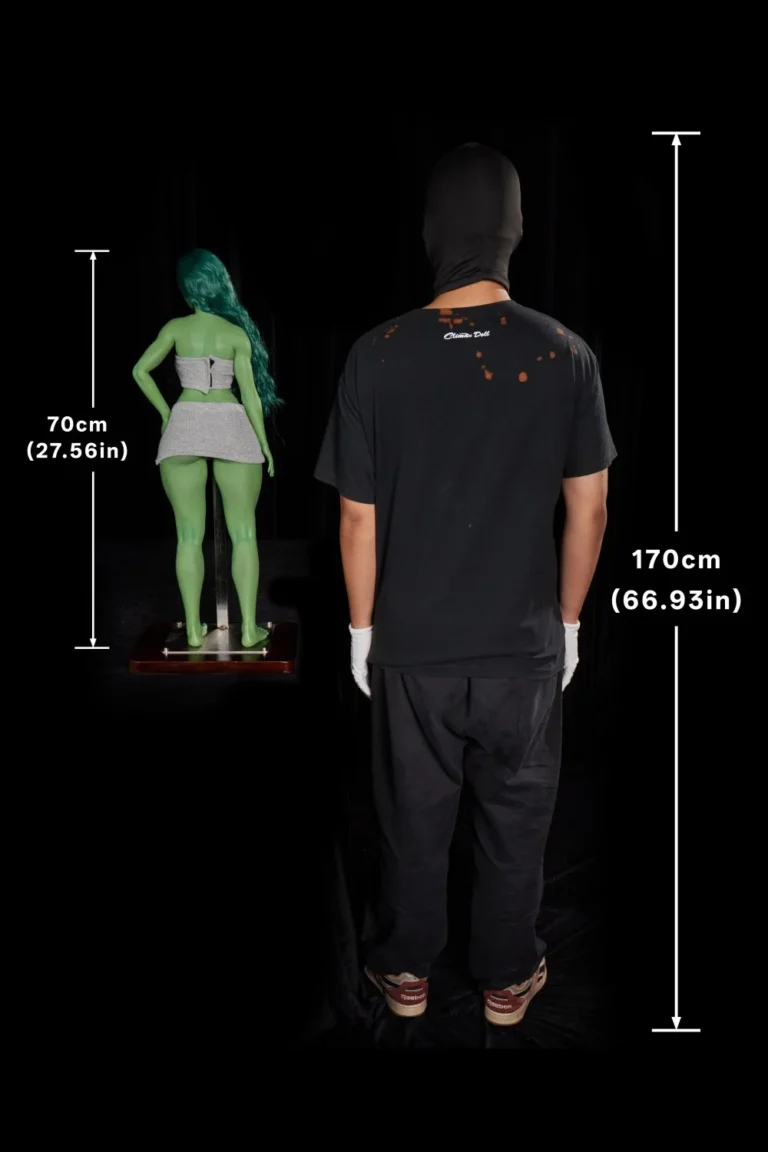 Climax She Hulk Sex Doll Figure Si70cm KA Silicone Renee　Silicone Body Size (3)
