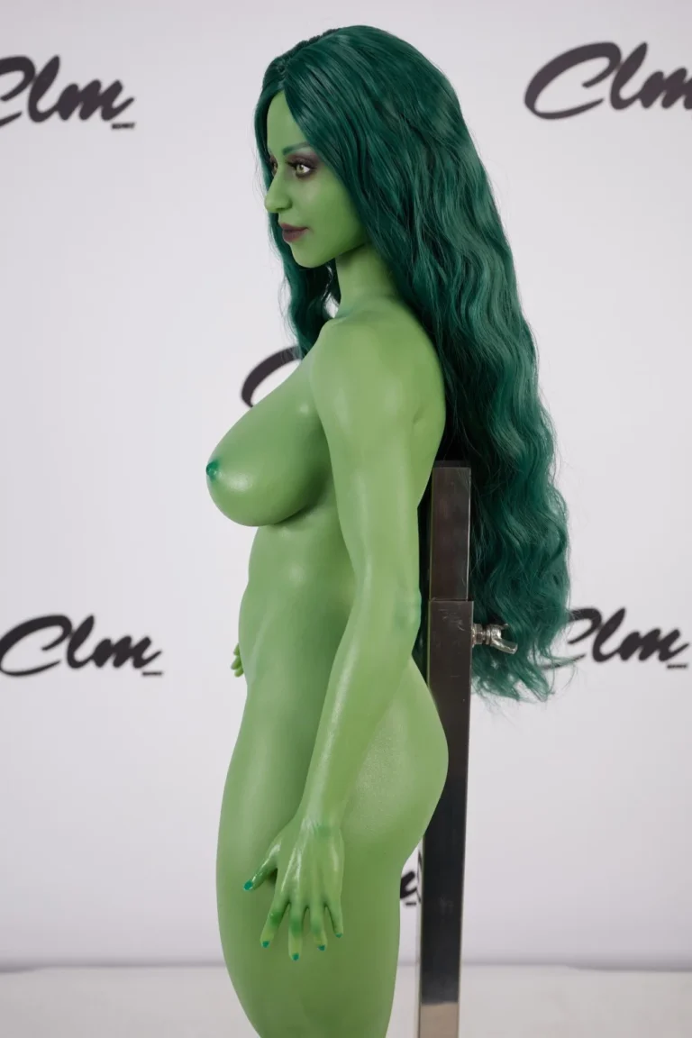 Climax She Hulk Sex Doll Figure Si70cm KA Silicone Renee (Green) factory photo (7)