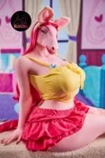 Climax Furry Horse Sex Doll 141cm 4ft7 5 E Cup Monie Pink STPE (14)