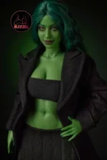 Climax She Hulk Sex Doll Figure Si70cm KA Silicone Renee (Green) (2)