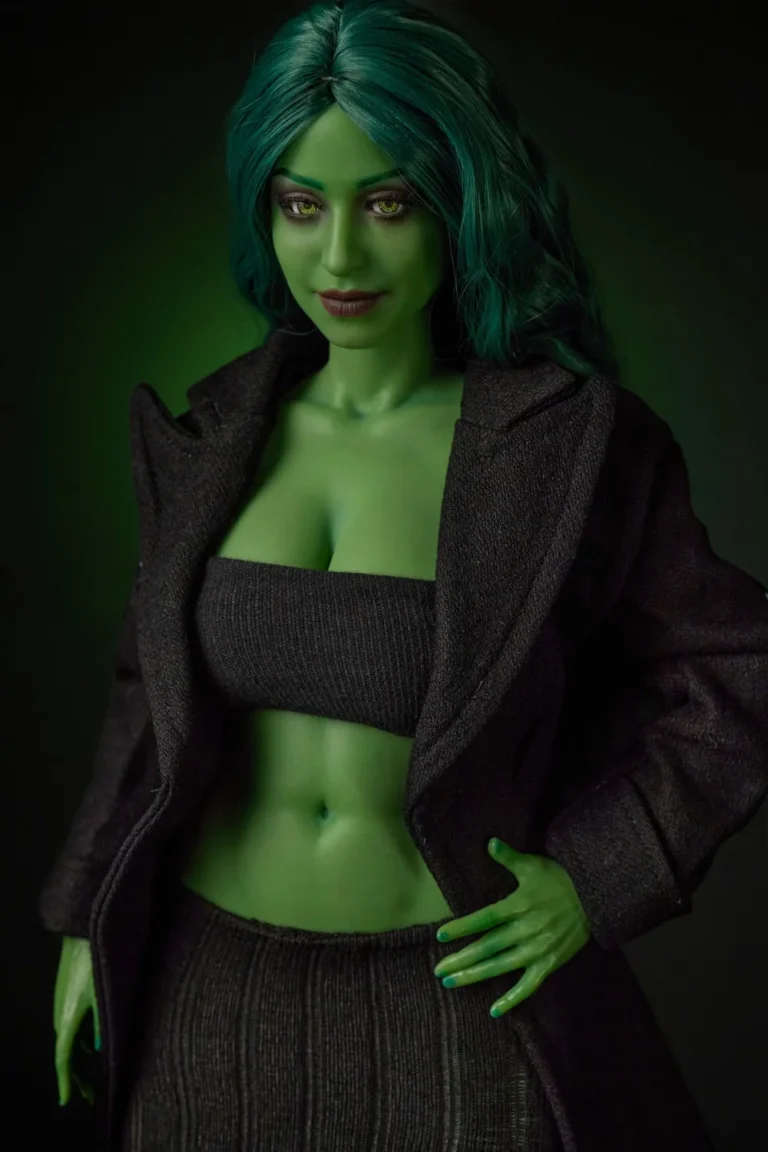 Climax She Hulk Sex Doll Figure Si70cm KA Silicone Renee (Green) (2)