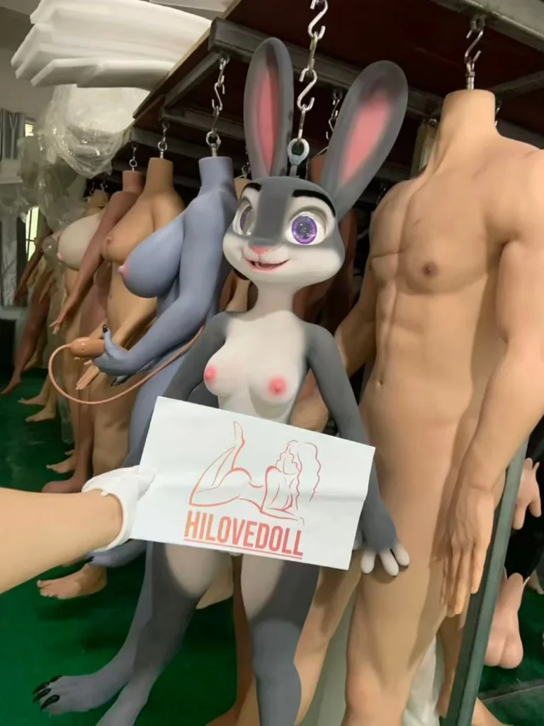Dolls Castle Bunny Furry Sex Dolls 120cm C Cup Silicone factory photo (4)