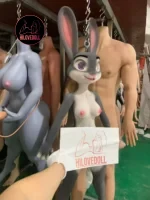 Dolls Castle Bunny Furry Sex Dolls 120cm C Cup Silicone factory photo (6)