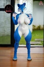 Dolls Castle wolf furry sex doll Krystal 140CM G 22SZ21 022