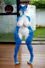 Dolls Castle wolf furry sex doll Krystal 140CM G 23SZ21 023