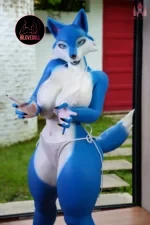 Dolls Castle wolf furry sex doll Krystal 140CM G 4SZ21 004