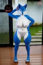 Dolls Castle wolf furry sex doll Krystal 140CM G 5SZ21 005