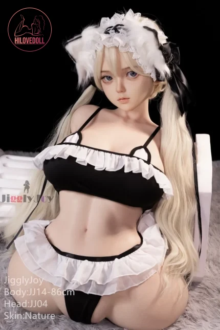 Jigglyjoy Silicone Torso Doll 76cm D Cup Body JJ14 Head J04 Japanese Style (10)