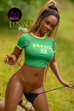 Lusandy Black Silicone Sex Doll 165cm D Cup Foxy (20)