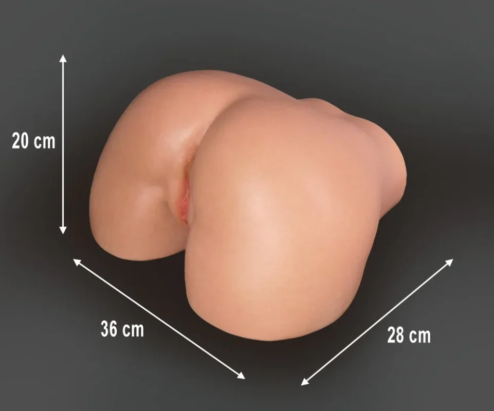 US or EU In Stock Lusandy Big Butt Sex Toy Tan Sex Torso (18)