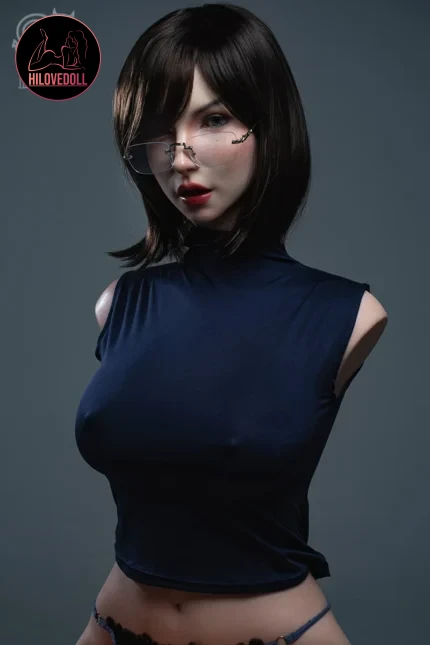 SE US/EU In Stock Silicone Torso With Head T114cm F Cup Zoe Ellis Secretary Style (19)