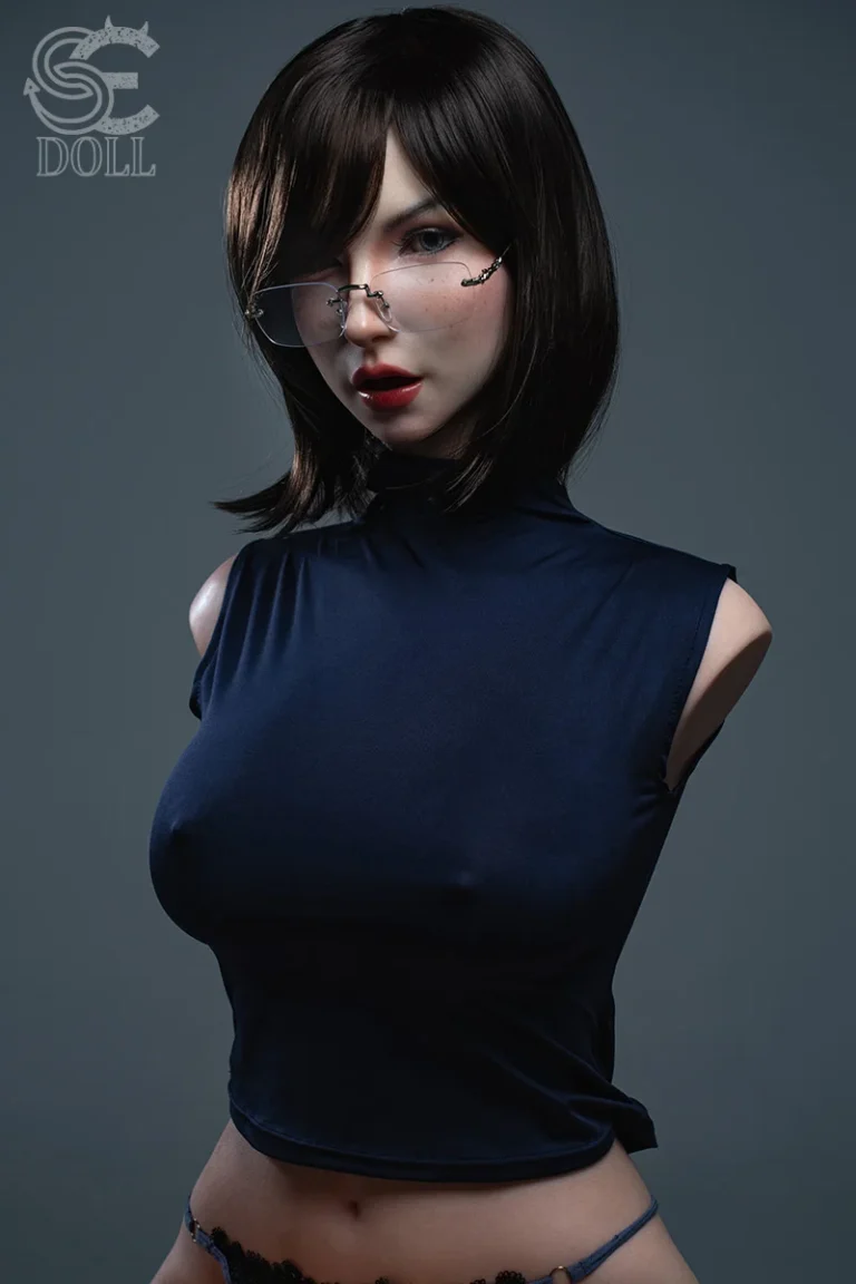 SE US/EU In Stock Silicone Torso With Head T114cm F Cup Zoe Ellis Secretary Style (19)