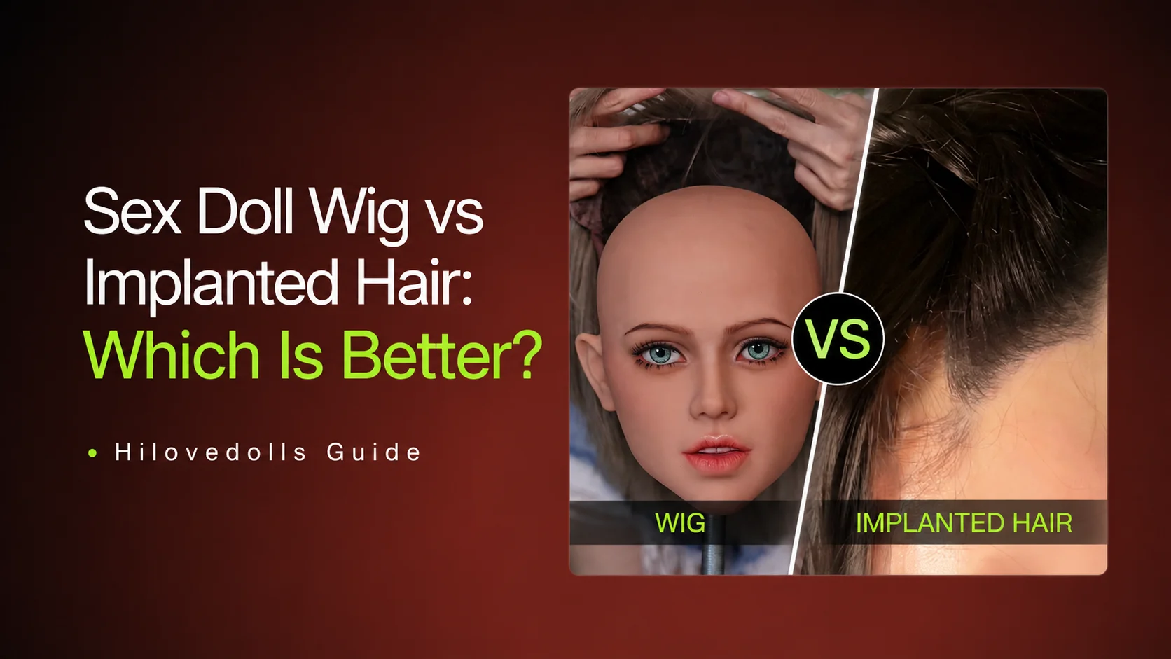 Sex Doll Wig vs Implanted Hair Blog Banner