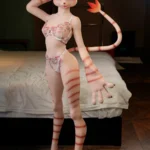 Dolls Castle Original IP Furry Sex Doll 160CM B Cup #SZ17 Cream Mouse 5